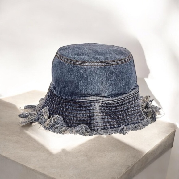 Fendi Denim Bucket Hat - Picture 2 of 16